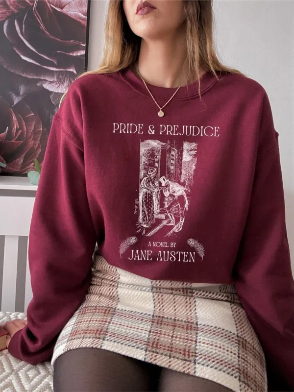 Vintage Pride And Prejudice Dark Academia Sweatshirt - Cominbuy.com 