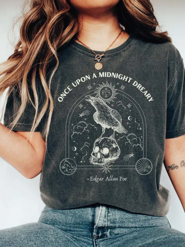 Edgar Allan Poe T-shirt - Machoup.com 