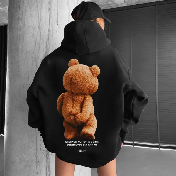 Oversize Teddy Bear Hoodie - Yiyistories.com 