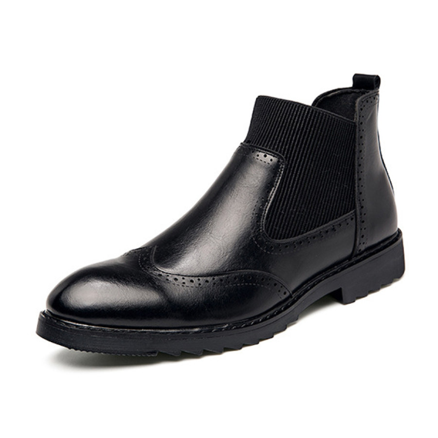 

Bottes Martin Pour Hommes Bottes De Travail Brogue De Style Britannique