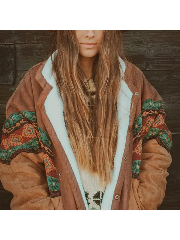 Vintage Aztec Fleece Jacket - Fashionmia.chimpone.com 