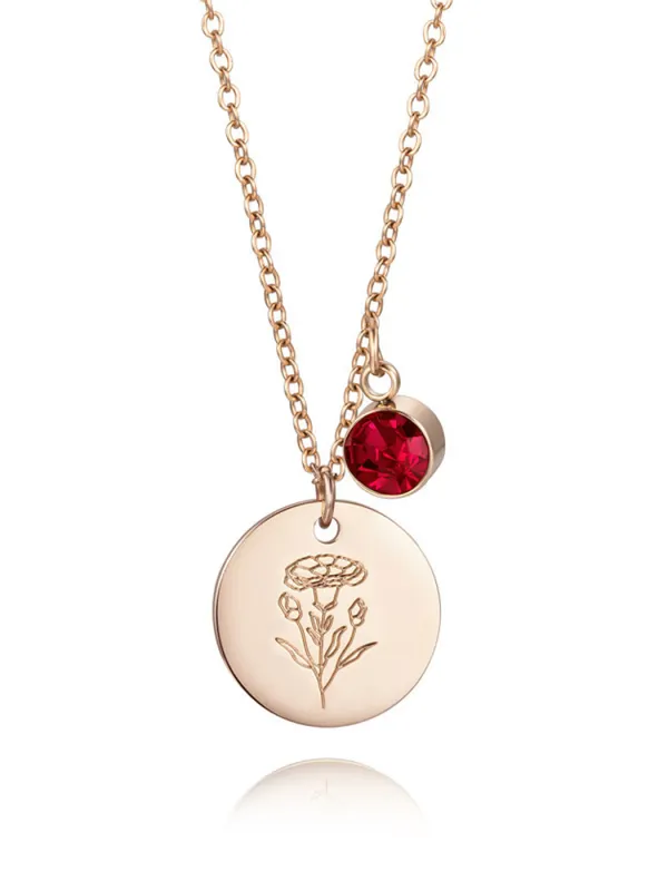 December Floral Necklace - Maxizero.chimpone.com 