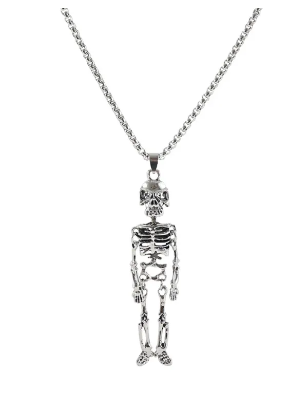 Skull Skeleton Necklace - Viewbena.com 