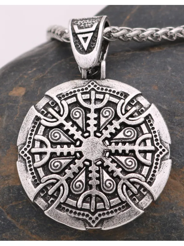 Viking Odin Snowflake Rune Necklace - Viewbena.com 