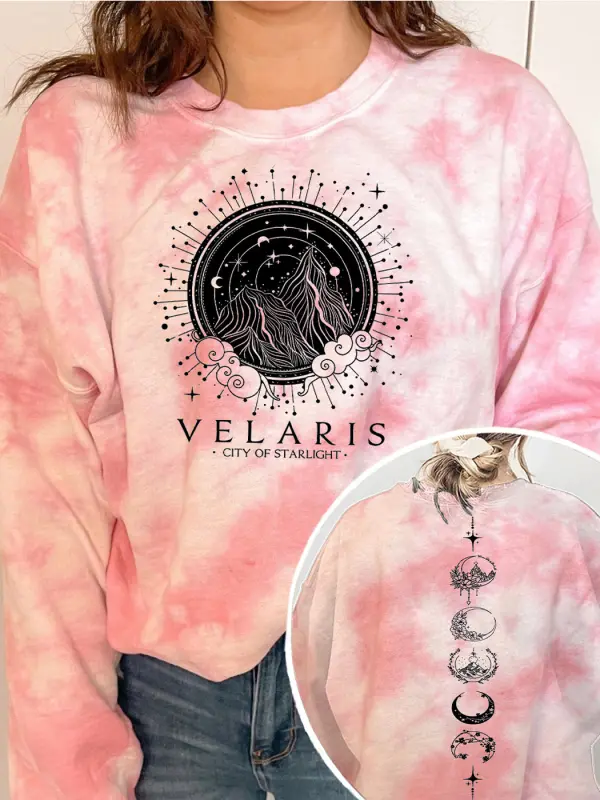 Velaris Sweater The Night Court Tie Dye Sweatshirt - Cominbuy.com 