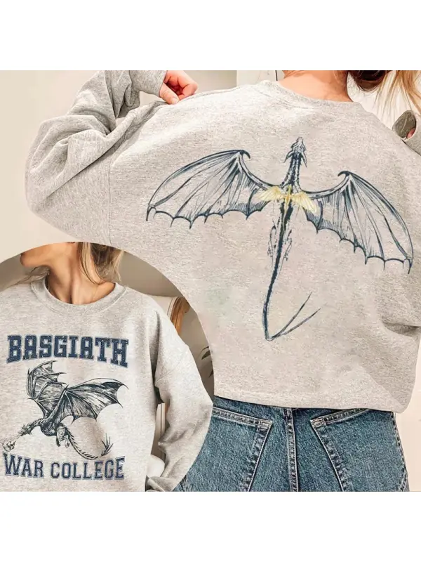Basgiath War College Double-side Sweatshirt - Machoup.com 