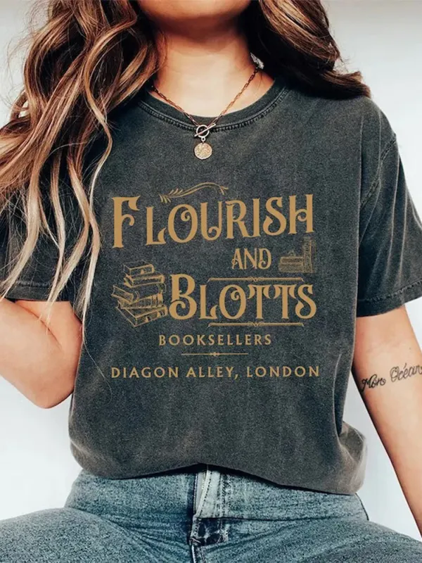 Flourish And Blotts Tshirt - Cominbuy.com 