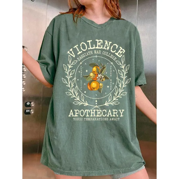 Violet Sorrengail Apothecary Tshirt, - Ootdyouth.com 