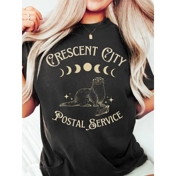Crescent City Printed T-shirt - Spiretime.com 