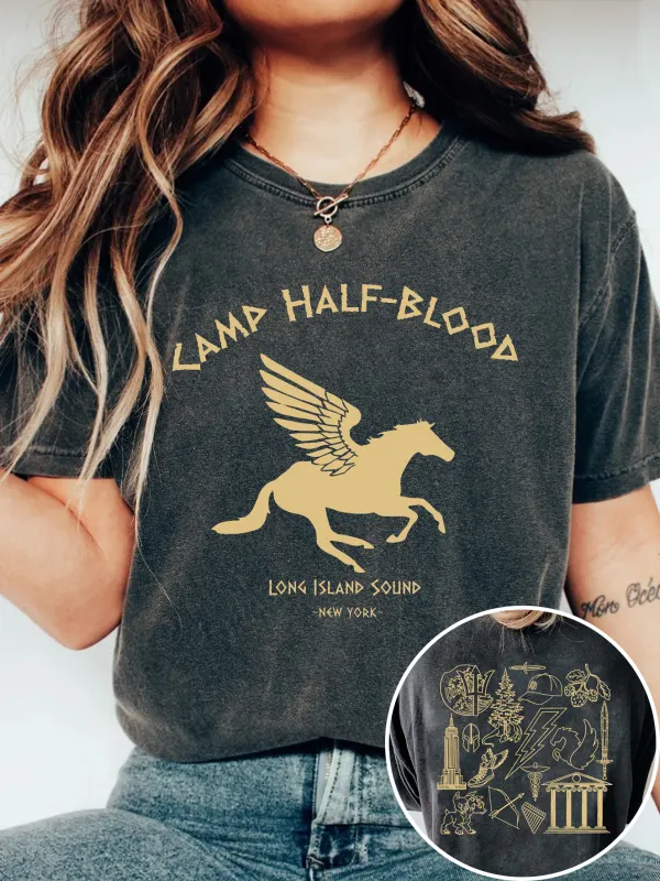 Camp Half Blood, Heroes Of Olympus Tshirt - Spiretime.com 