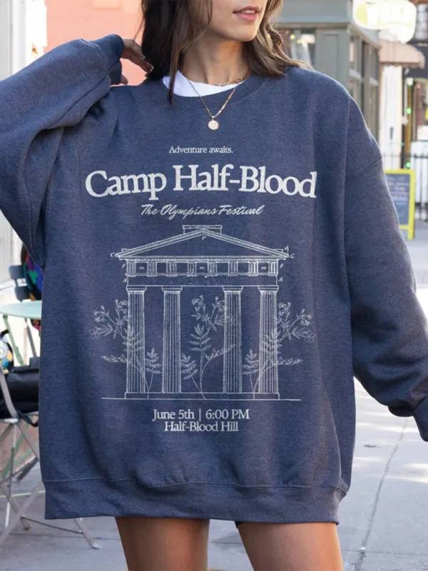 Camp Half Blood Sweatshirt - Spiretime.com 