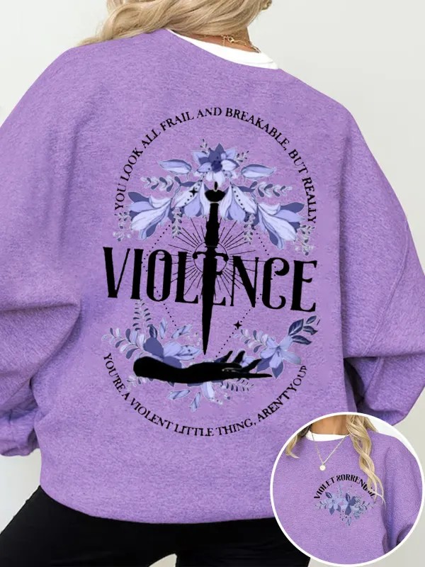 Violet Sorrengail Sweatshirt - Spiretime.com 