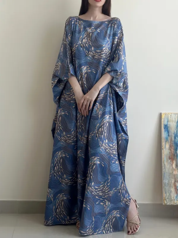 Stylish Floral Dress Robe - Indyray.com 