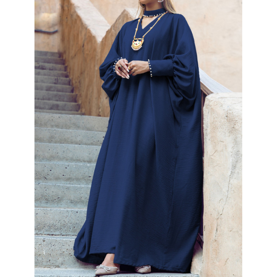 

High Fashion Solid Color Dress Robe