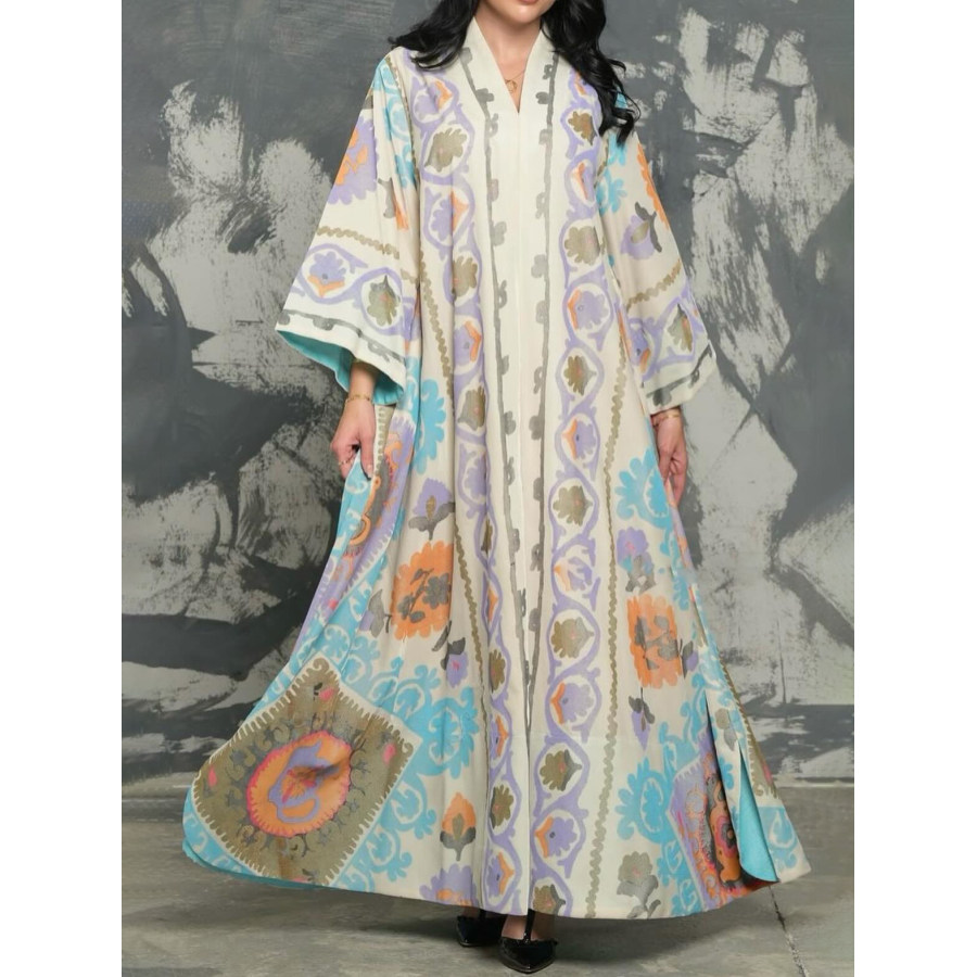 

Women Kaftan Dress Stylish Printed Robe