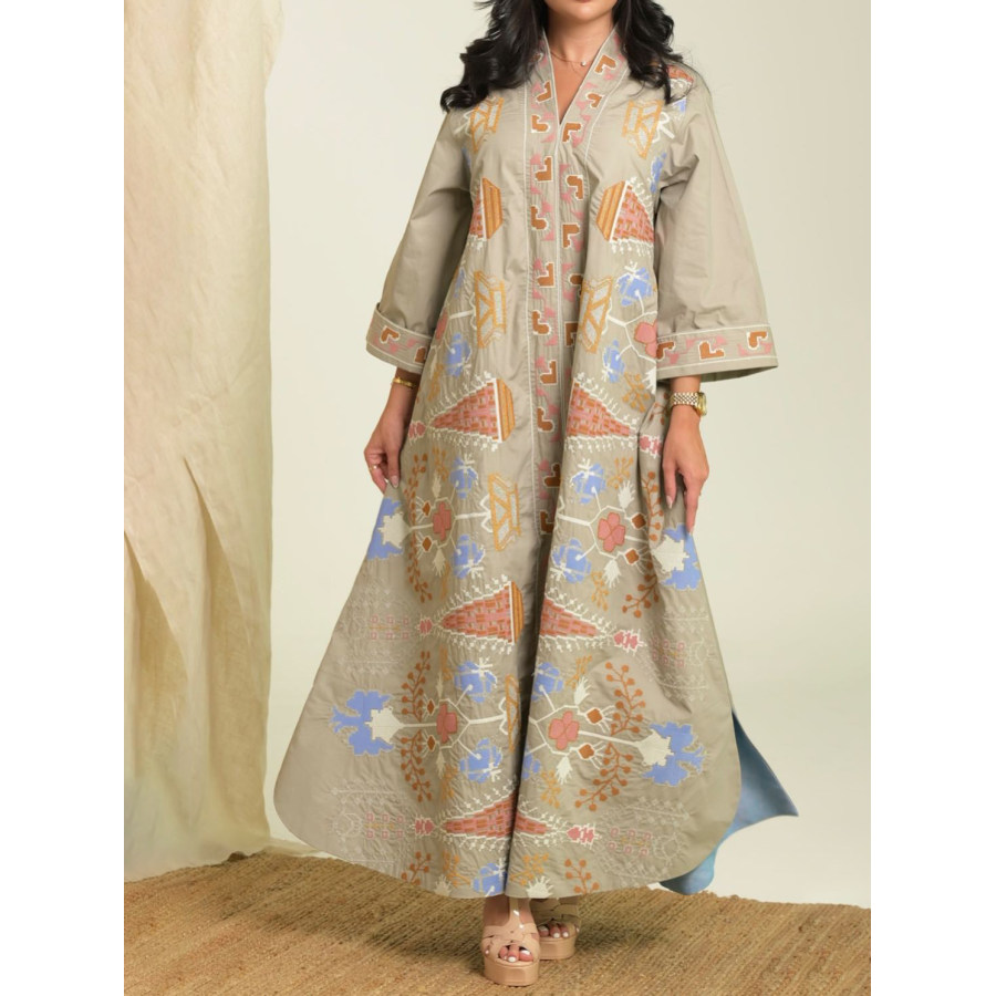 

Women Kaftan Dress Stylish Printed Robe