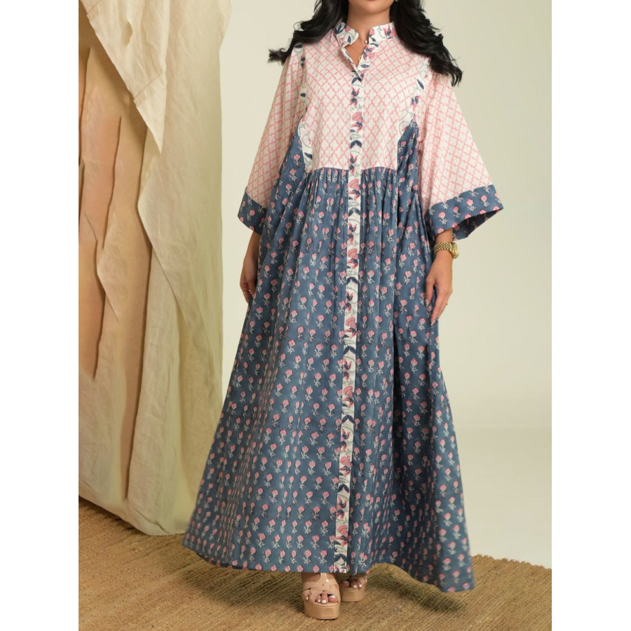 

Women Kaftan Dress Stylish Printed Robe