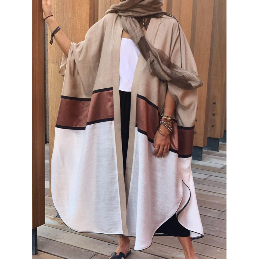 

Fashion Street Trend Colorblock Robe Kleid