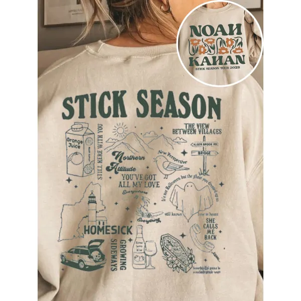 Noah Kahan Stick Season Sweatshirt - Ootdyouth.com 