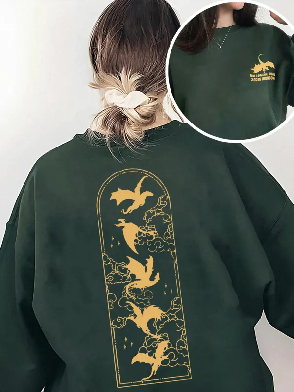 Fourth Wing Sweater, Basgiath War College Sweatshirt - Cominbuy.com 