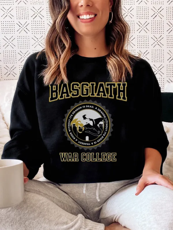 Fourth Wing Basgiath War College Sweatshirt - Machoup.com 