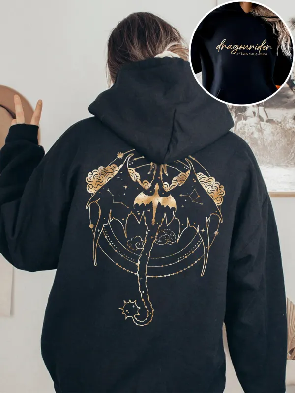Fourth Wing Hoodie, Basgiath War College Hoodie, The Empyrean Series - Cominbuy.com 