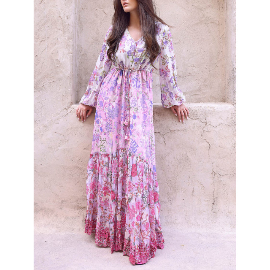 

Robe Longue à Imprimé Floral Pour Femmes