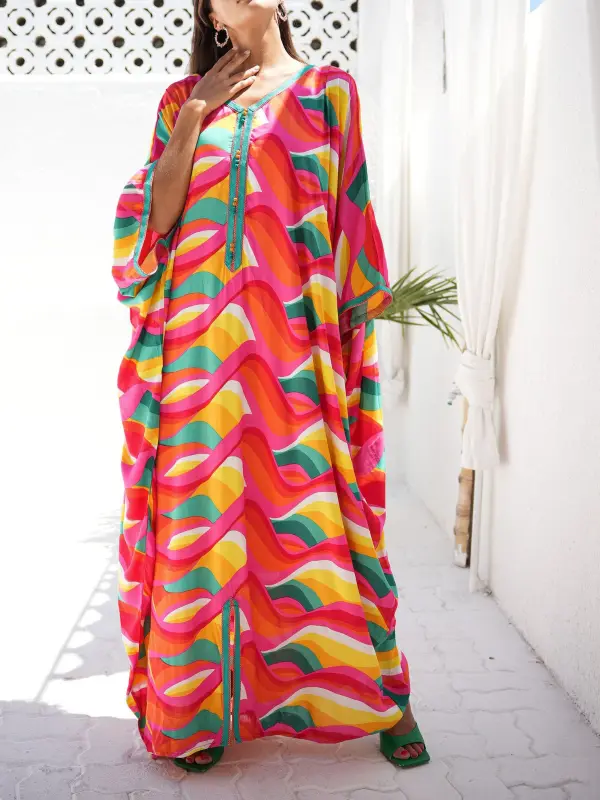 Stylish Moroccan Nasma Robe - Machoup.com 