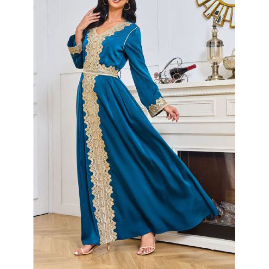 

Robe En Dentelle Brodée Haut De Gamme à La Mode