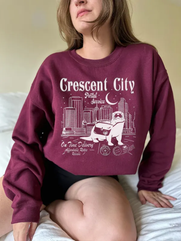 Crescent City Postal Service Sweatshirt - Machoup.com 