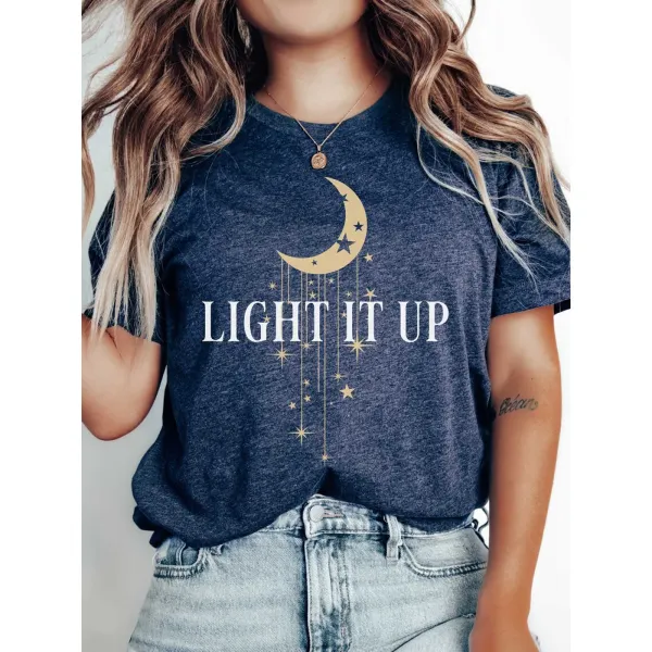 Crescent City Shirt Light It Up Tshirt Sarah J Maas - Yiyistories.com 