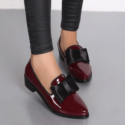 Flat pointed toe shoes
