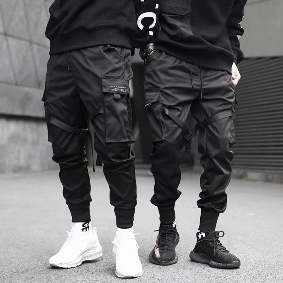 

Outdoor multi-pocket casual loose overalls