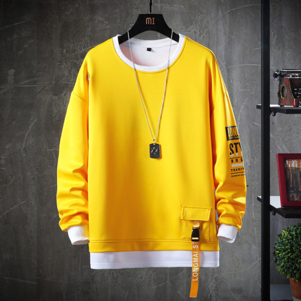 loose crew neck sweatshirt