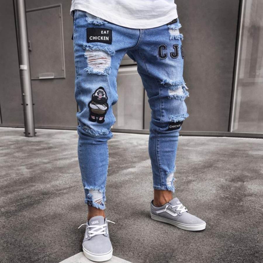 

Mens hip hop jeans trend jeans