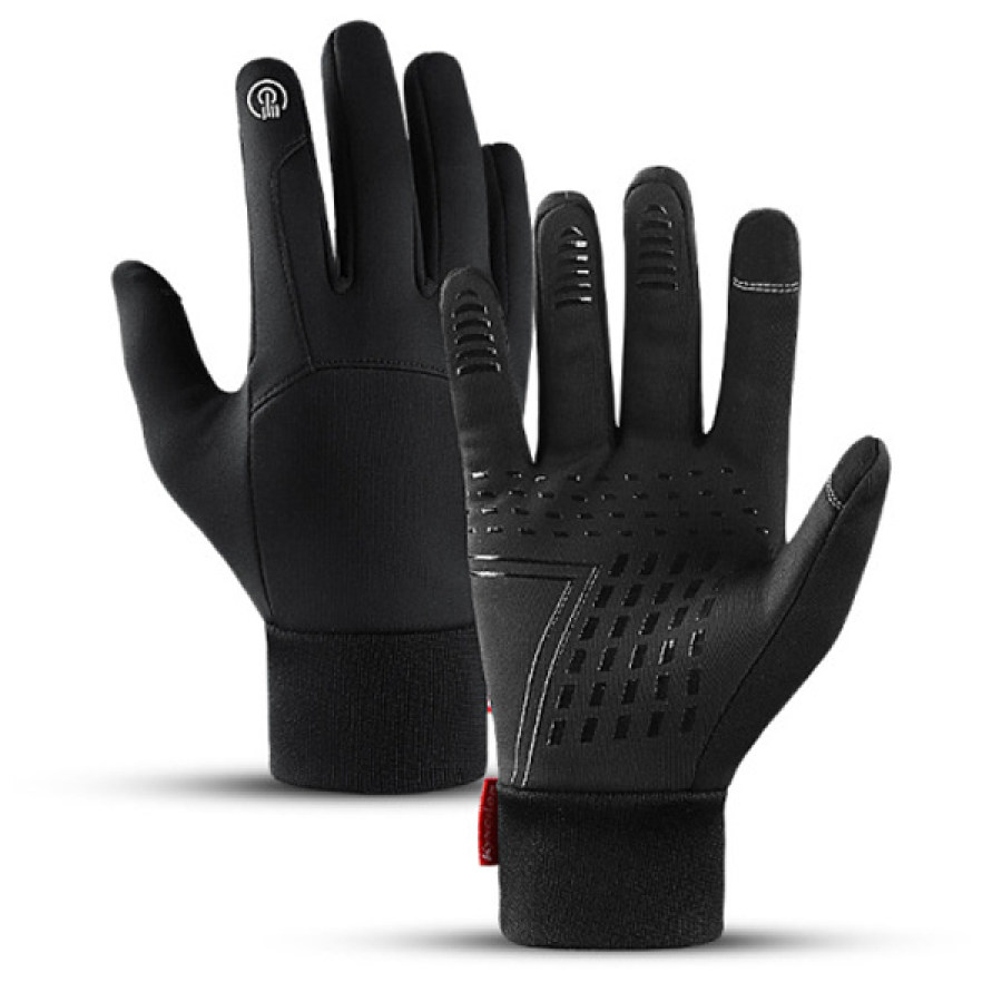 

Outdoor sports waterproof warm windproof touch screen gloves