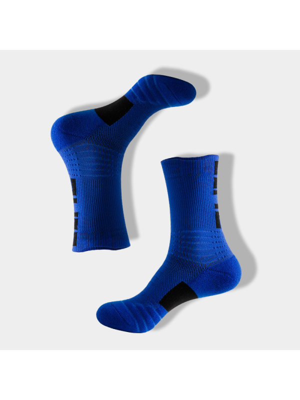 Mens thick high tube combat socks sweat absorbent non slip sports socks