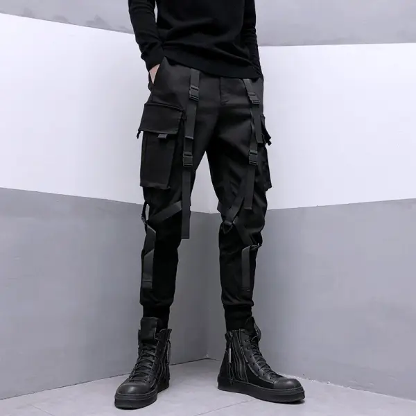 Tactical multi-pocket streamer paratrooper overalls street fashion brand harem pants - Styletaken.chimpone.com 