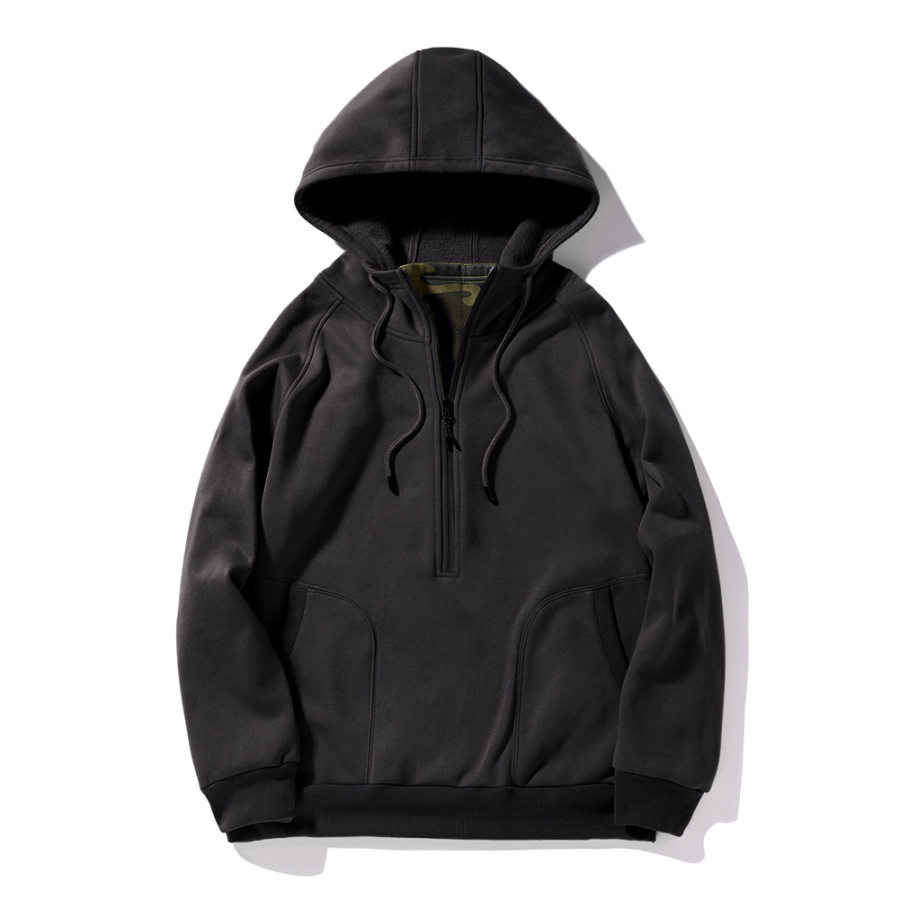 

Men's Large Pocket Stitching Outdoor Hoodie