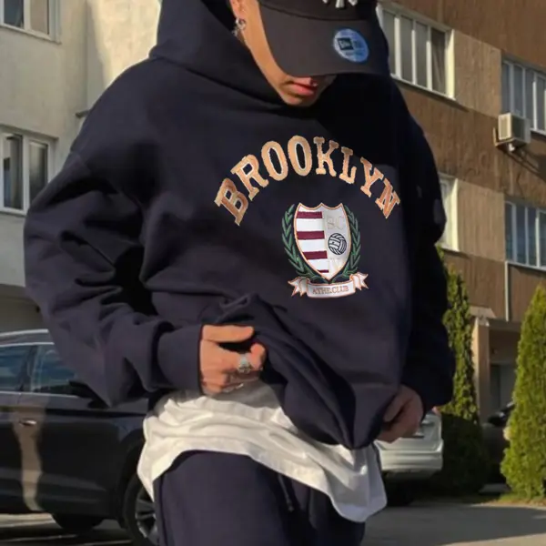 Retro Men's Brooklyn Hoodie Suit - Nikiluwa.com 