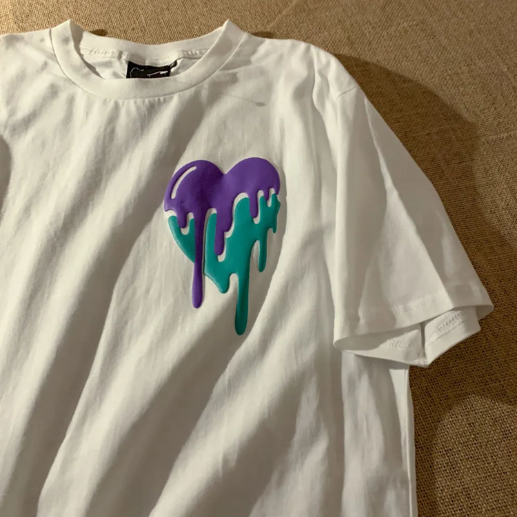 Unisex Retro Couple Love Oversize T shirt