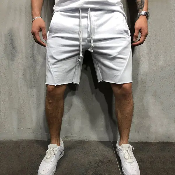 Basic Cotton Burr Shorts 6 Colors - Leanarea.chimpone.com 