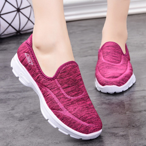 Flat Cotton Round Toe Casual Sneakers