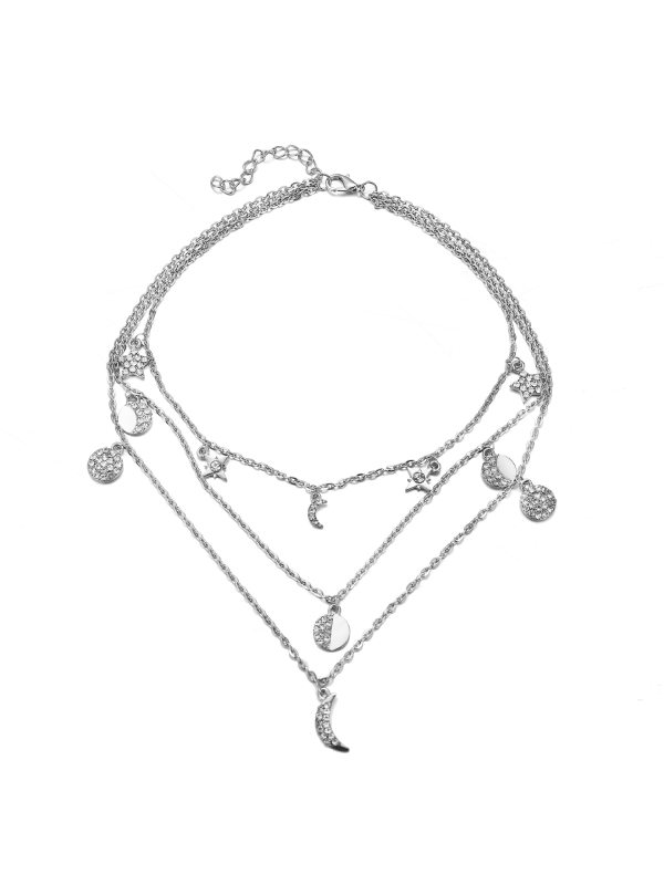Vintage Crystal Multistory Necklace - Inkshe.com 