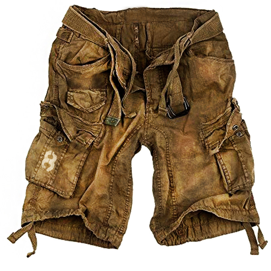 

Men's Outdoor Retro Washed Casual Shorts