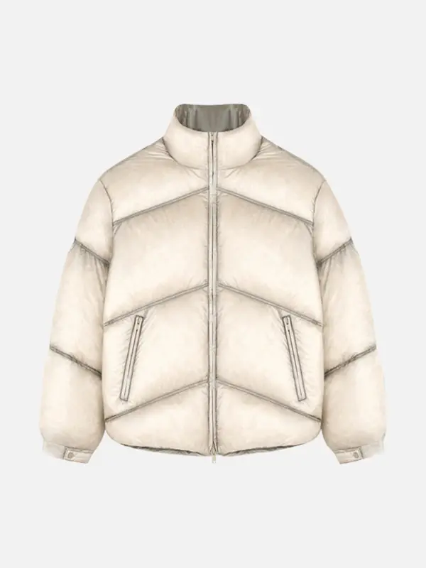 Thesupermade Wasteland Style Quilted Down Jacket - Maxizero.chimpone.com 