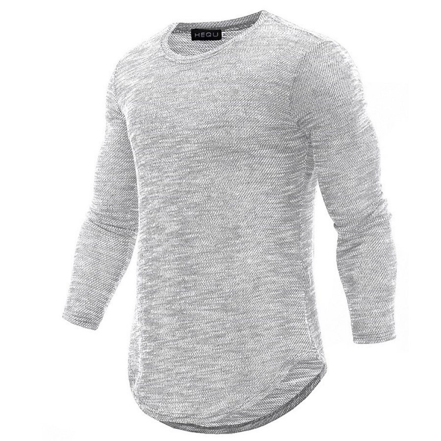 

High Quality Casual Round Neck Long Sleeve