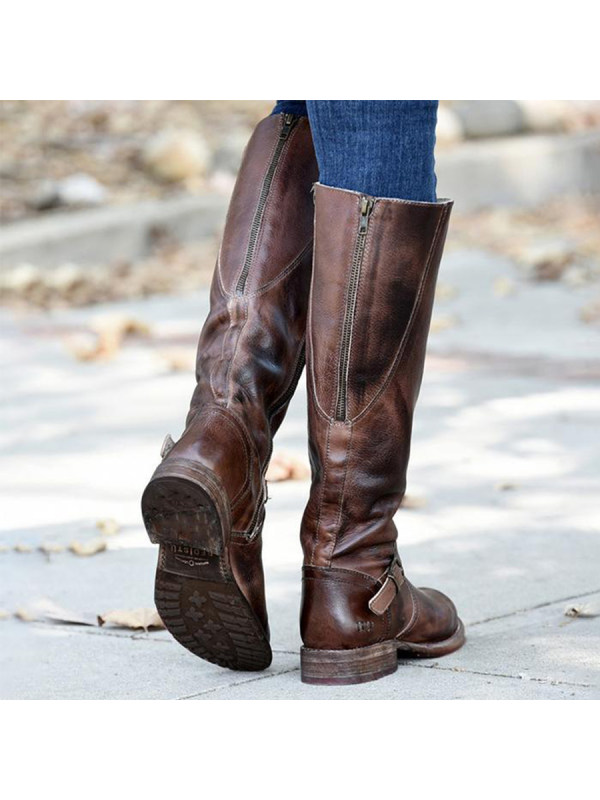 plain flat round toe date outdoor mid calf flat boots