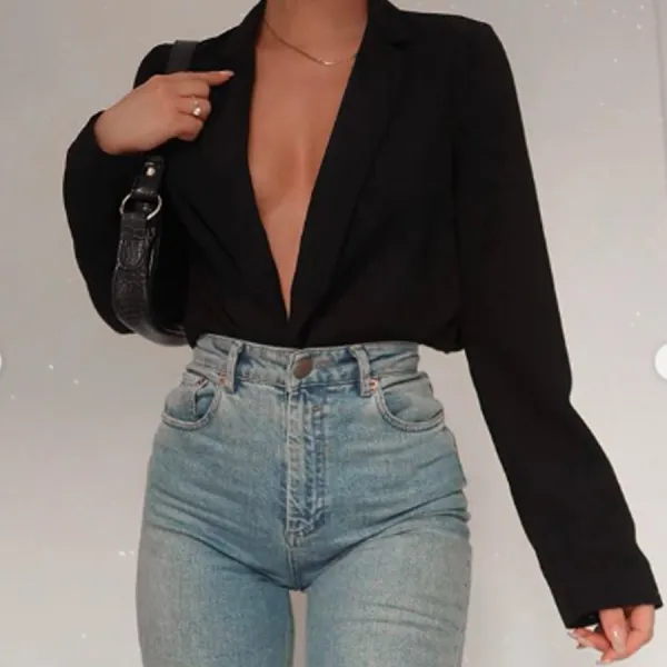 2020 Summer Deep V-neck Shirt - Leanarea.chimpone.com 