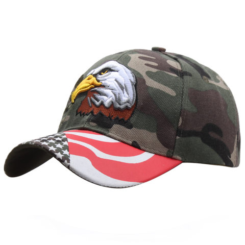 Eagle embroidered cap